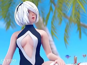 WaifuHub Part 1 Nier 2B Automata Sex By LoveSkySanHentai