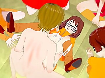 Velma Sex Animation Cowgirl PAWG Big Tits Anime Hentai Cartoon Cumshot