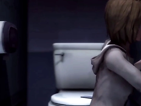 Max meets a cock in the glory hole - Life is Strange
