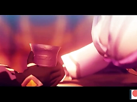 Raiden Shogun cums and gets Creampied and Roughly fucked by Zhongli