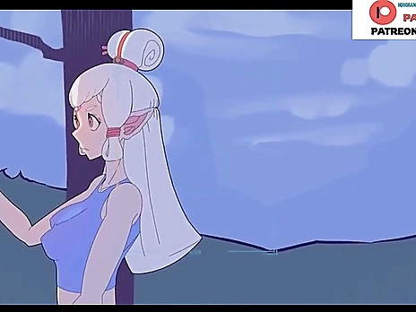 Purah With Girlfriend Find Big Dick And Getting Cum On Face Amazing Hentai Story / Zelda Hentai 4k