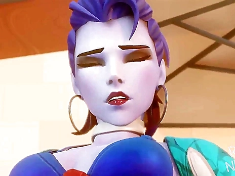 Overwatch - Widowmaker Threesome Anal Creampie Squirt 3d Hentai - by RashNemain