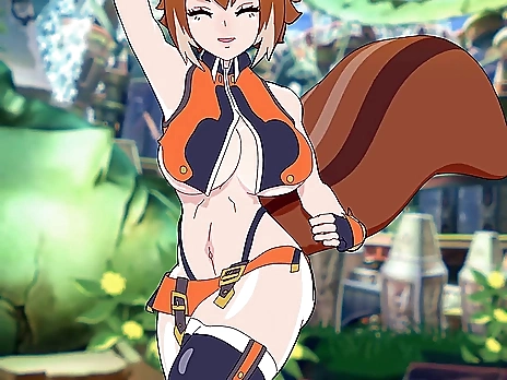 Makoto Nanaya Blazblue Hentai