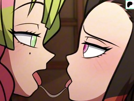 DEMON SLAYER BIG ASS NEZUKO LESBIAN HENTAI STORY ANIMATION