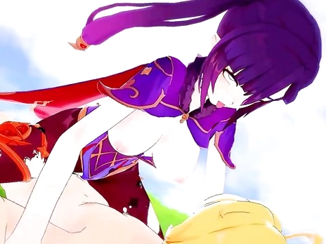 Mona's Hydro Pussy is THIRSTY - Genshin Impact