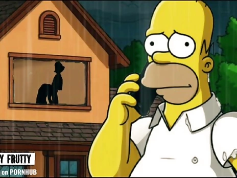 Married Housewife Mrs. Sinpsom stays overnight with her Indian neighbor. Cartoon. Farting Fetish