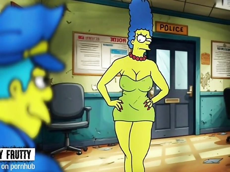 Police Sex Story: A Police Officer Fucks a Married Housewife at the Police Station. Cartoon Parody