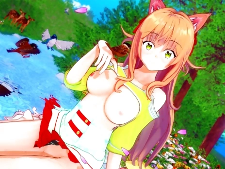 KANADE DOES HER FIRST TIME ? BEAST TAMER HENTAI