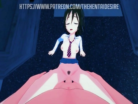 POV: AKIRA ASAI WANTS YOU TO GO TO SCHOOL ? CALL OF THE NIGHT HENTAI