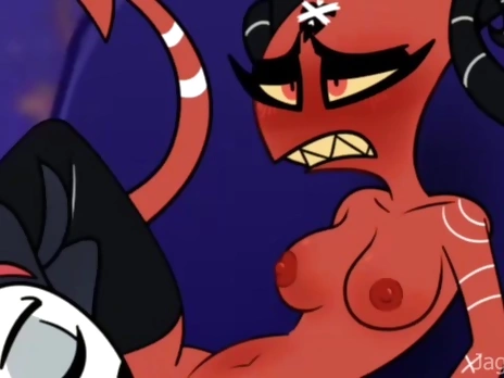 helluva boss stolas x barbie fem blitzo