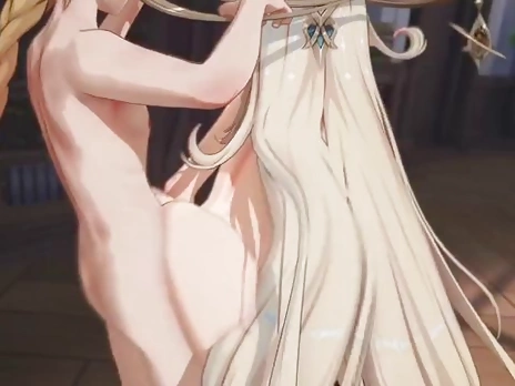 Genshin Impact, hard sex with a juicy character