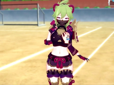 [Hentai Game Koikatsu! ]Have sex with Big tits Genshin Impact Kuki Shinobu.3DCG Erotic Anime Video.