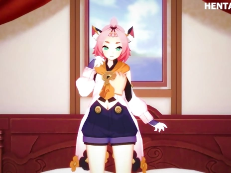 Diona Genshin Impact - HENTAI 3D + POV