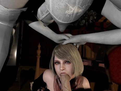 Lady Alcina Dimitrescu Femdom Threesome BDSM in POV