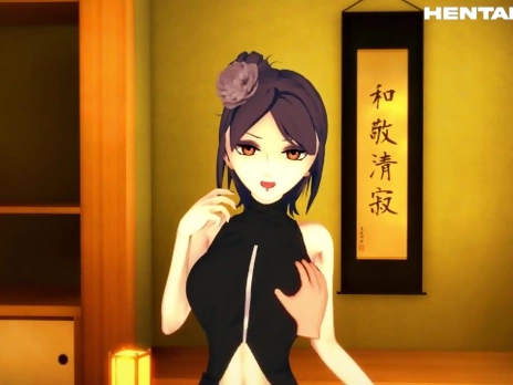 Konan - Naruto Hentai Anime 3D + POV