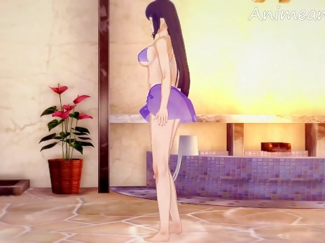 Naruto Fucks Hinata Hyuga and Ino Yamanaka Until Creampie - Anime Hentai 3d Uncensored