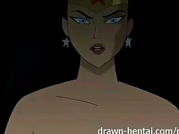 Justice League Hentai - Two chicks for Batman dick