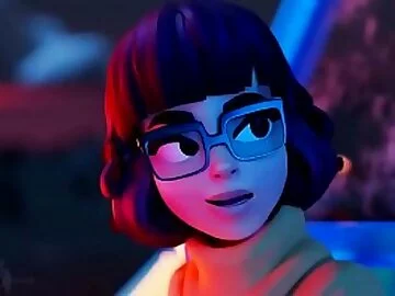 Velma blows Shaggy (Blenderknight, lewdheart)