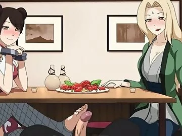 Naruto - Kunoichi Trainer - Part 7 - TenTen And Tsunade Footjob By LoveSkySanX