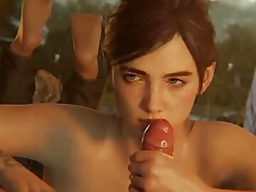 Bulging Senpai Ellie Handjob ( the last of us)