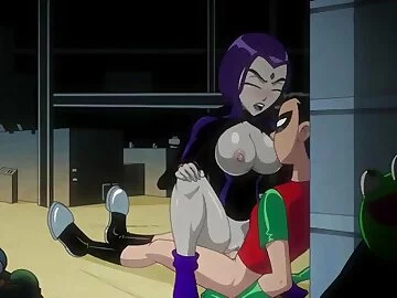 Raven fucks Robin