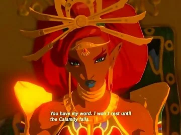 zelda playing with gauda queen