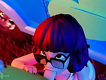 Velma and the Spooky Skeleton (Blenderknight, LewdHeart)