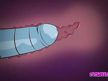 Futurama Bender and Leela cartoon porn