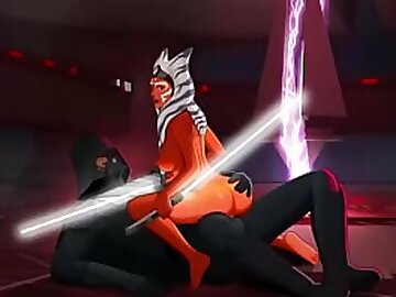 Inquister Star Wars Rebels Porn - Sar Wars Rebels-Ashoka Tano x Darth Wader rid... - Hentai Porn Video