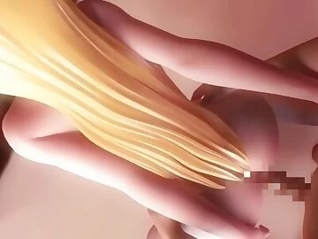 Hot blonde teacher invited guy home for private fucking session [To LOVE Ru Diary] / 3D Hentai game
