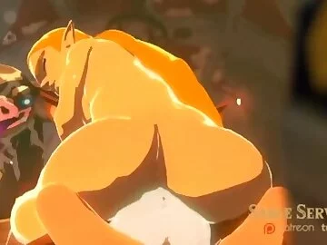 3D HENTAI LEGEND OF ZELDA BREATH OF THE WILD AND LINK