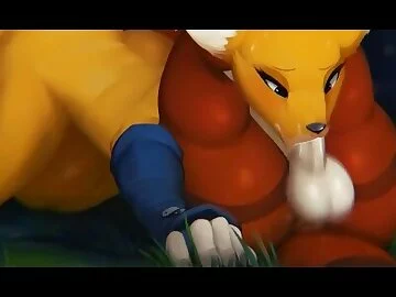 Renamon's Blowjob - ZonkPunch