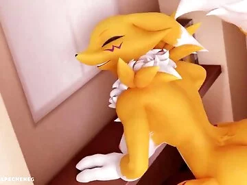 Renamon want sex with you so much