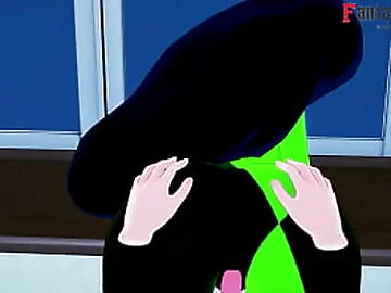 Shego blowjob and titi job / Kim possible / Free