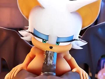 Rouge The Bat wants SWALLOW your THICK CUM