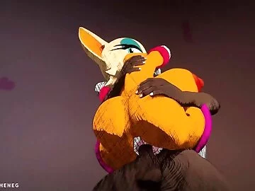 Rouge the Bat having sex