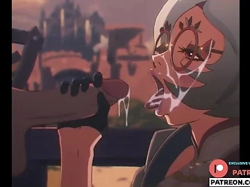 Purah Do Hot Blowjob And Getting Cum In Mouth - Best Zelda Hentai 4k 60fps